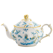 Ginori Oro Di Doccia Turchese Teapot w/Cover - 30 oz.